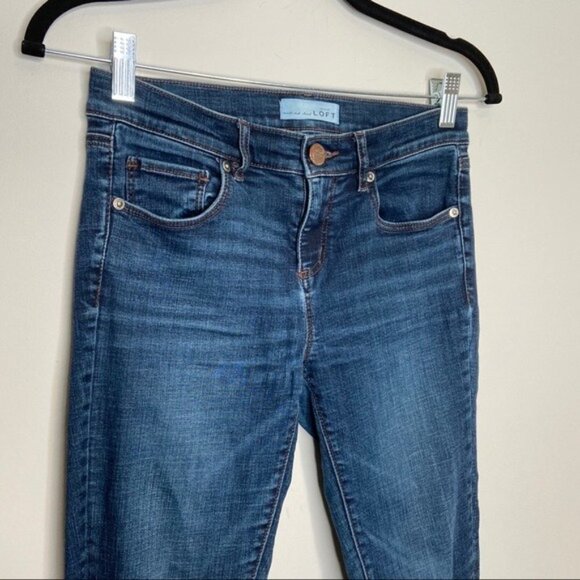 Ann Taylor‎ The Loft skinny jeans Sz 0/25 - Picture 2 of 9